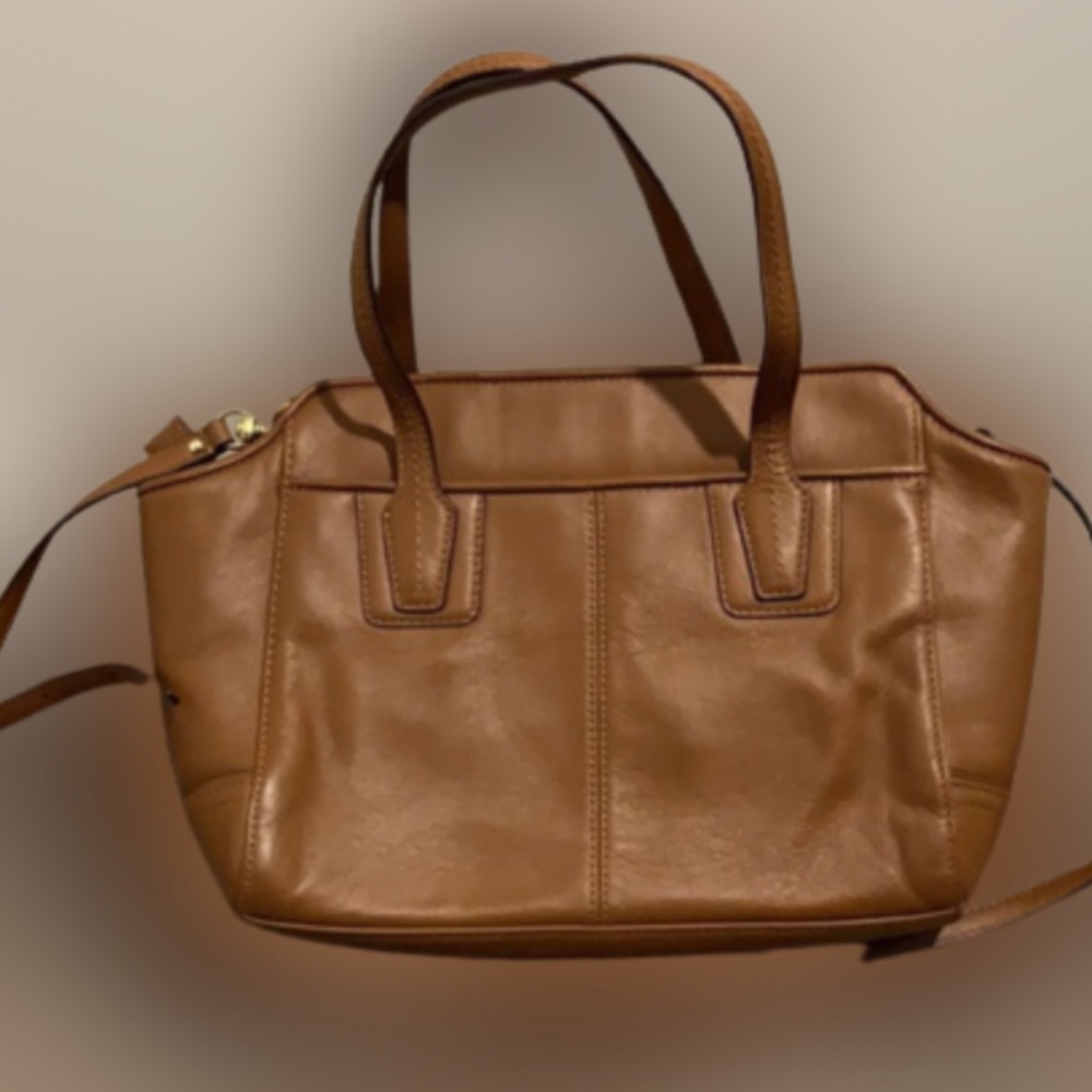 EUC camel color crossbody/handbag - Picture 2 of 5